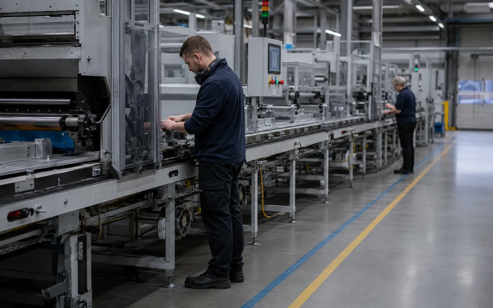 Werkvloer in de industrie.