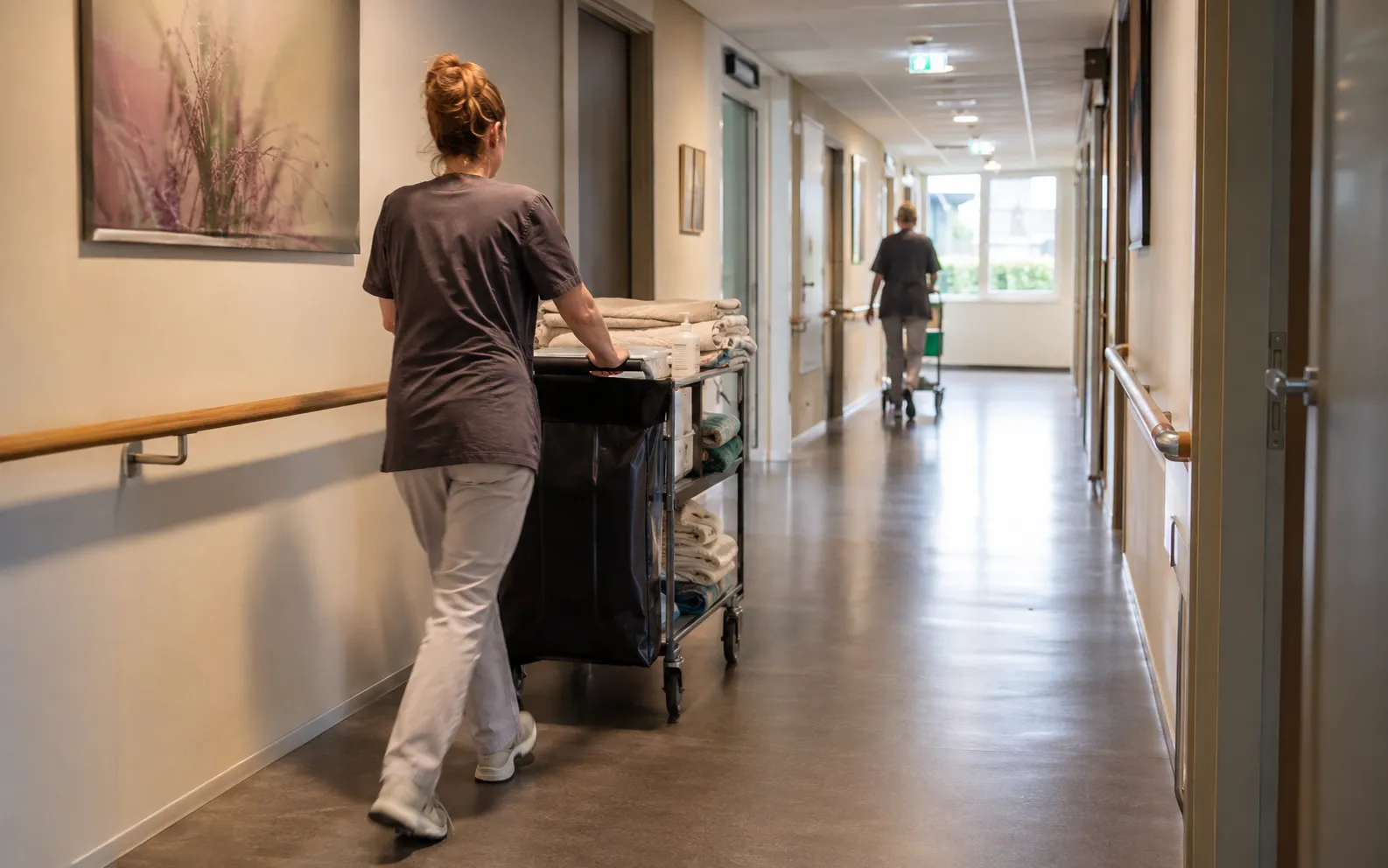 Werkvloer in de zorg.
